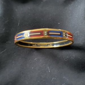 Hermes Gold-Tone Buckle Belt Bracelet